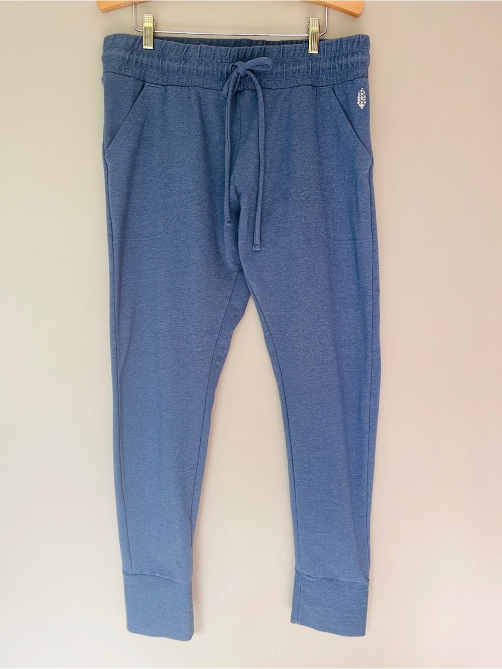 Free People Movement Blue Jogger Sweatpants Size L Athleisure Lounge